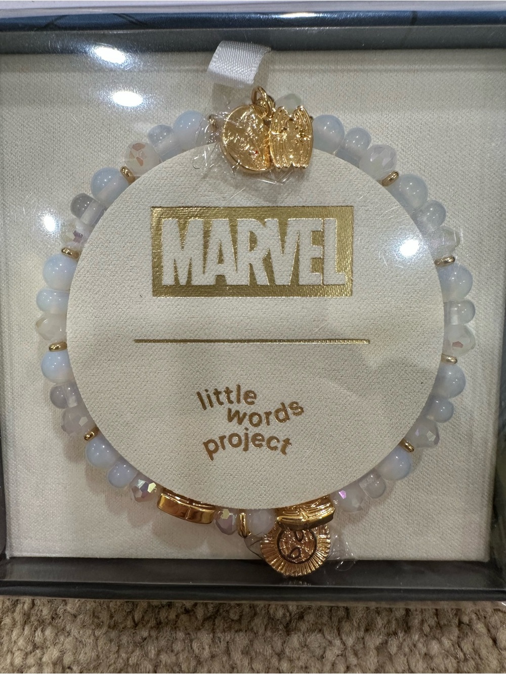 Little Words Project x Marvel Spider-Man Exclusive Beaded Bracelet